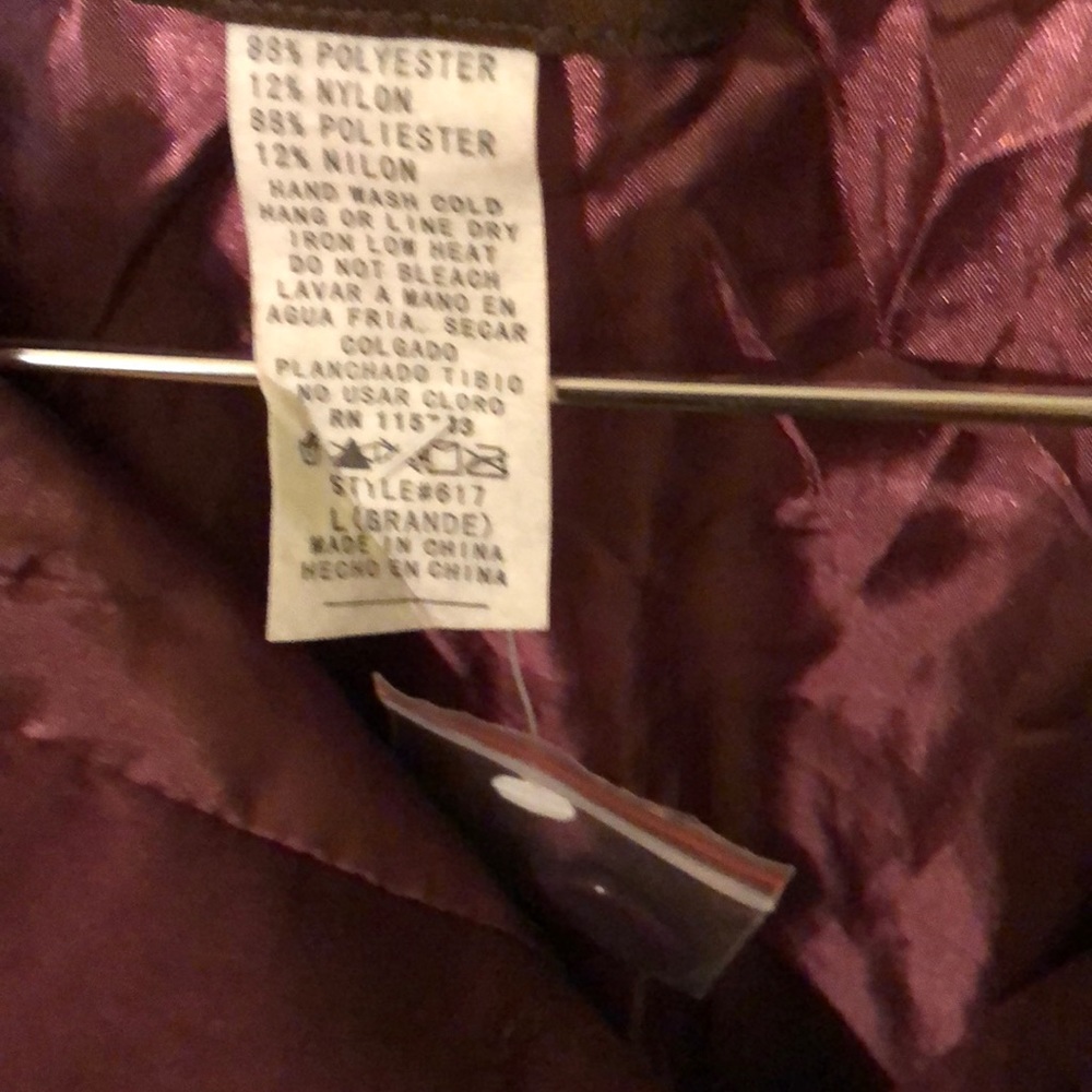 Button down wine jacket - Picture 2 of 4